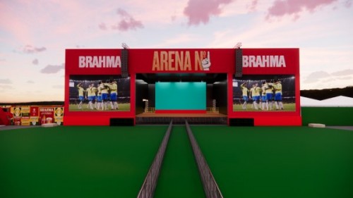 Arena Nº1 chega a Goiânia com área gratuita, Front Stage e Backstage Open Bar durante os jogos da Seleção